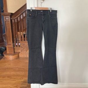 Hudson Flared Black Jeans
